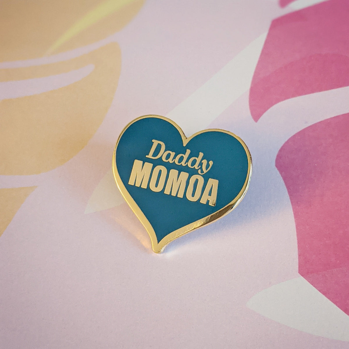 Daddy Momoa hard enamel pin