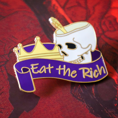 Eat the Kings hard enamel pin