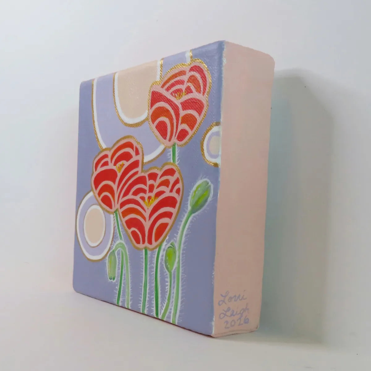 Three Poppies- Original Painting