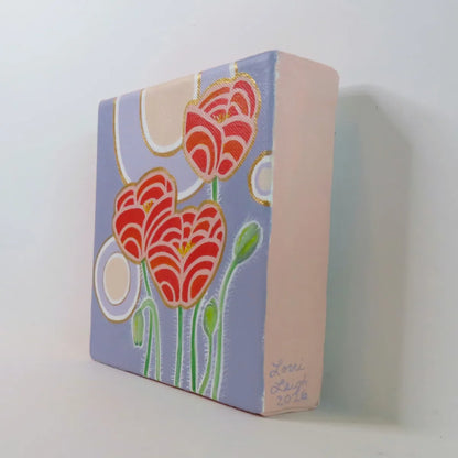 Three Poppies- Original Painting