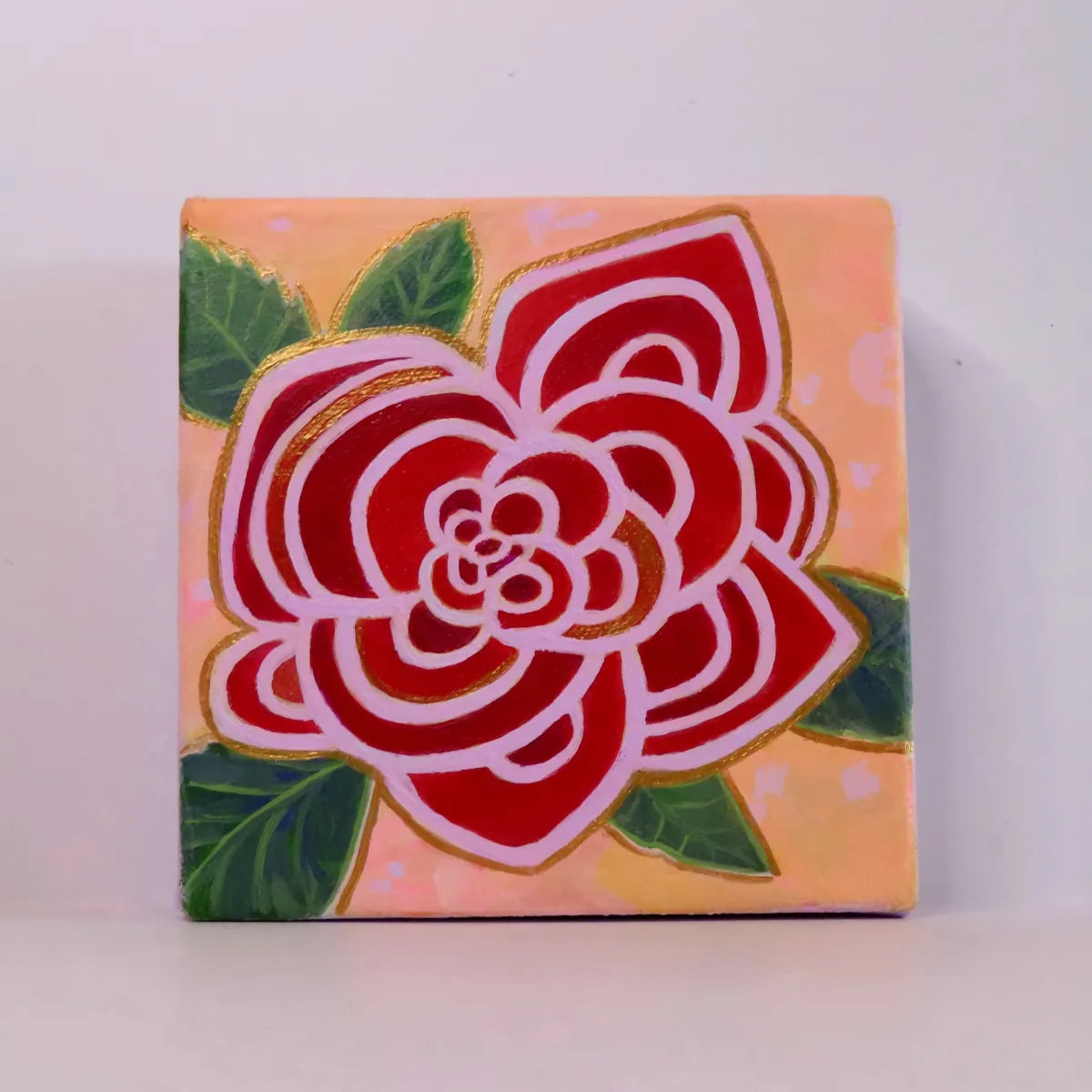 Red Rose in Spring- Original Painting