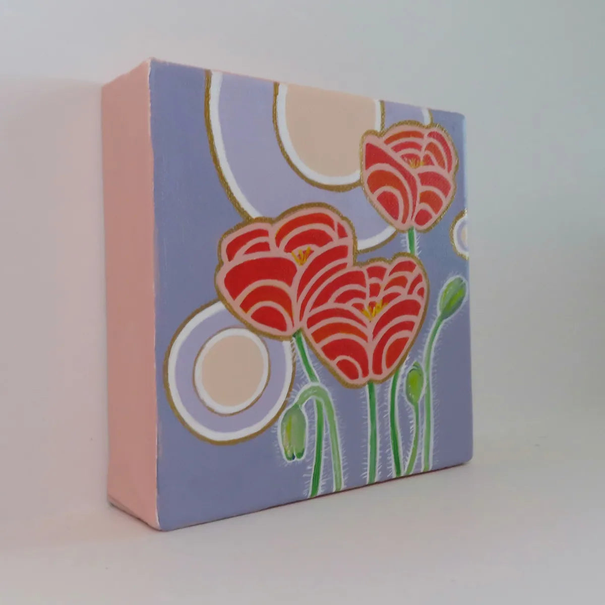 Three Poppies- Original Painting