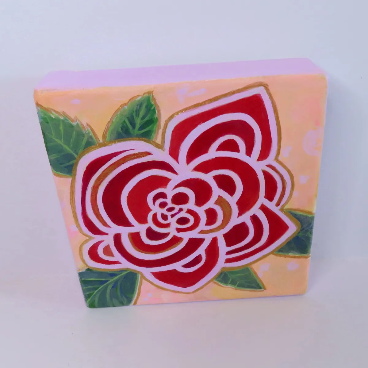 Red Rose in Spring- Original Painting