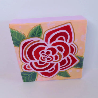 Red Rose in Spring- Original Painting
