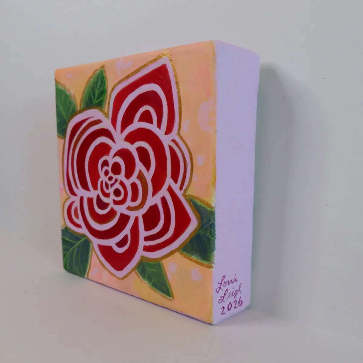 Red Rose in Spring- Original Painting