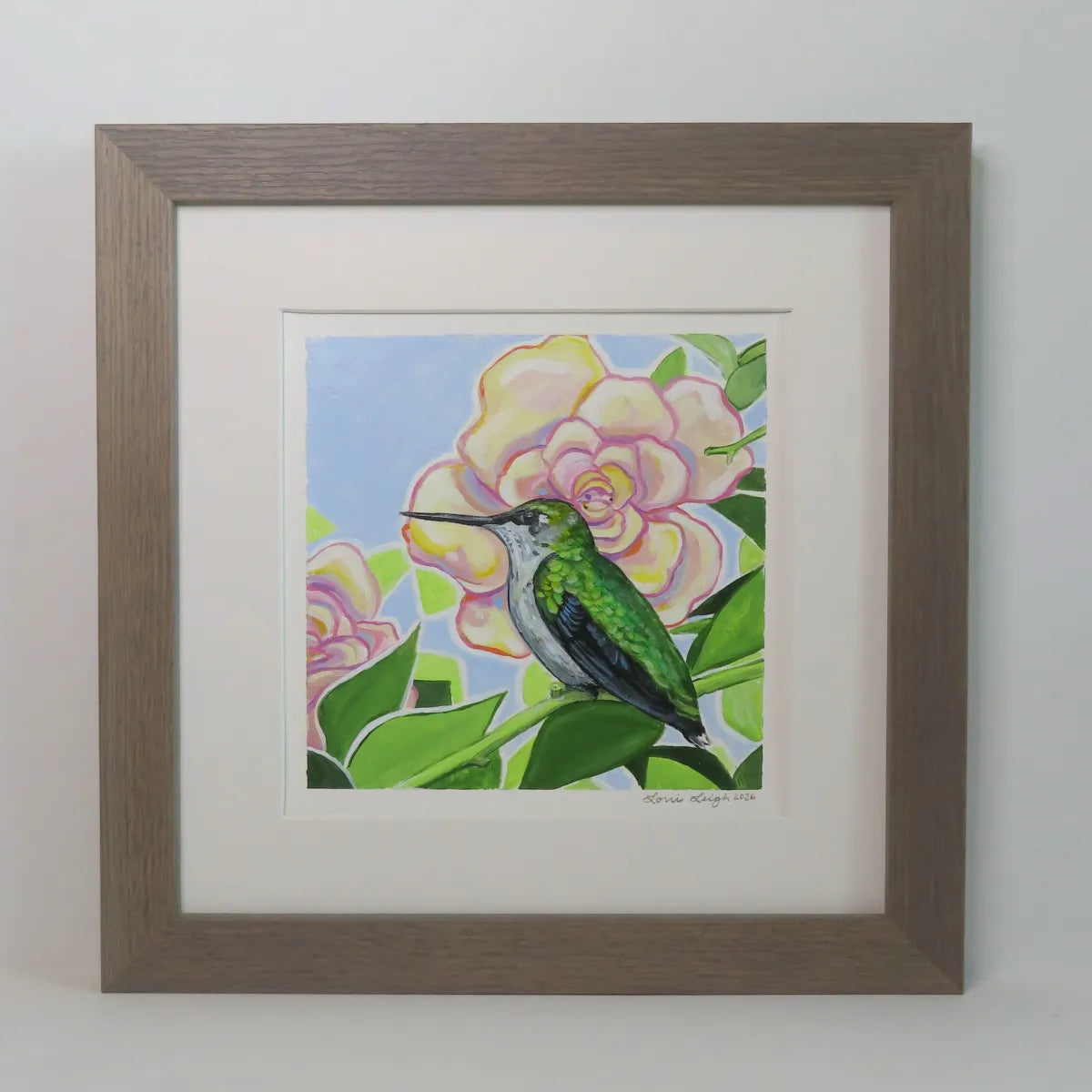 In the Rose Garden - Original Painting