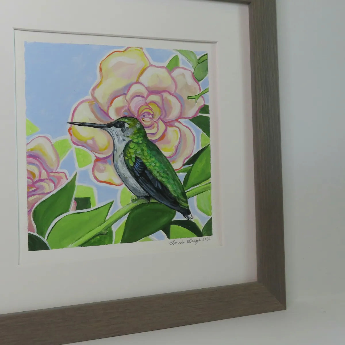 In the Rose Garden - Original Painting