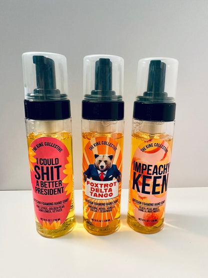 3 Bottle Set of Anti-Trump Foaming Hand Soaps | 6.5oz Each