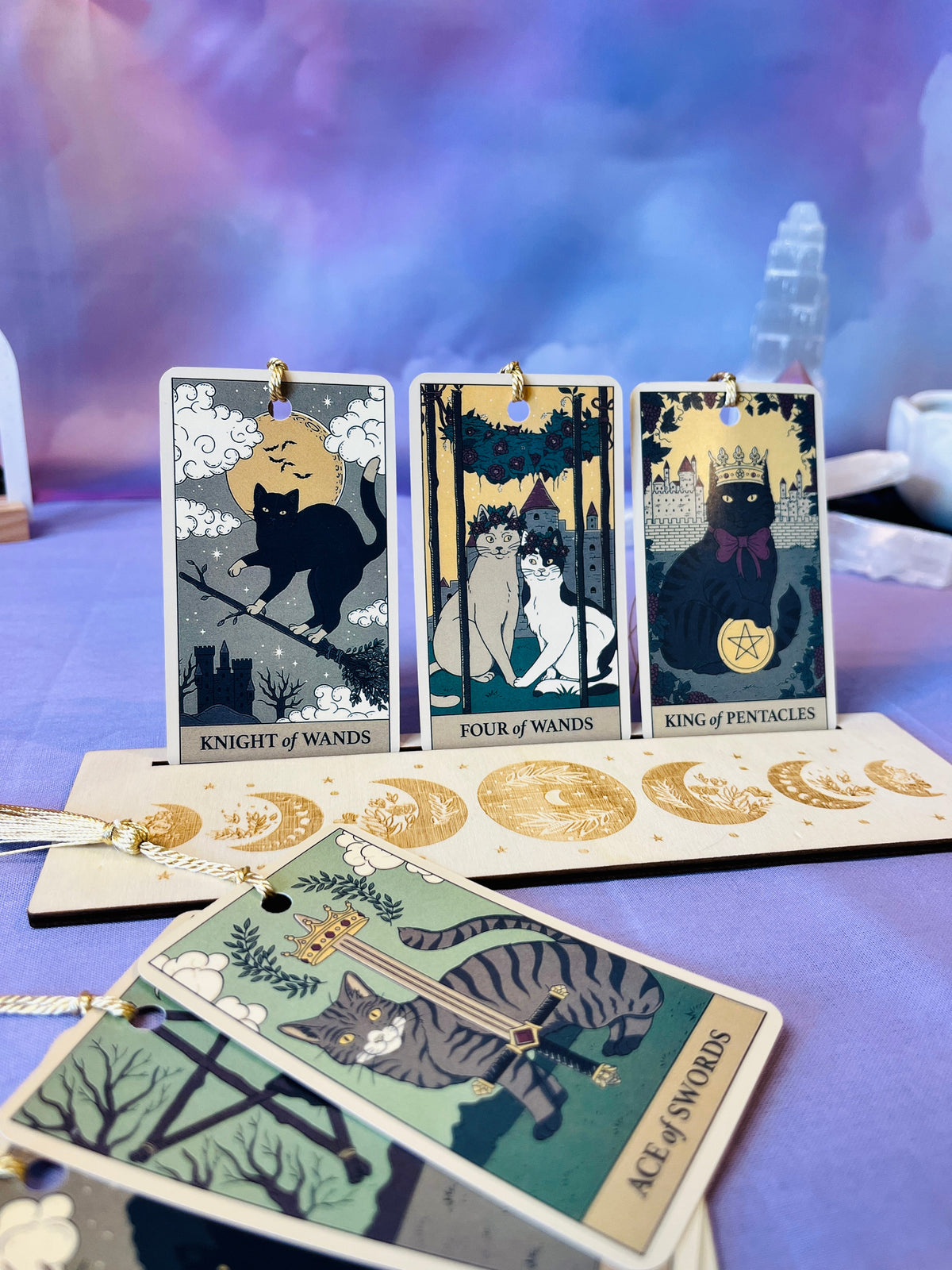 Mystery Cat Tarot Card Bookmark