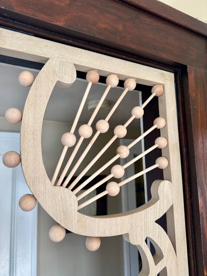 Art Nouveau Victorian Corner Fan Set