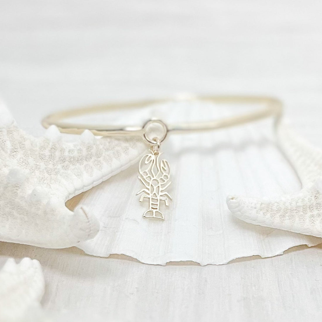 kennebunkport lobster bangle gold