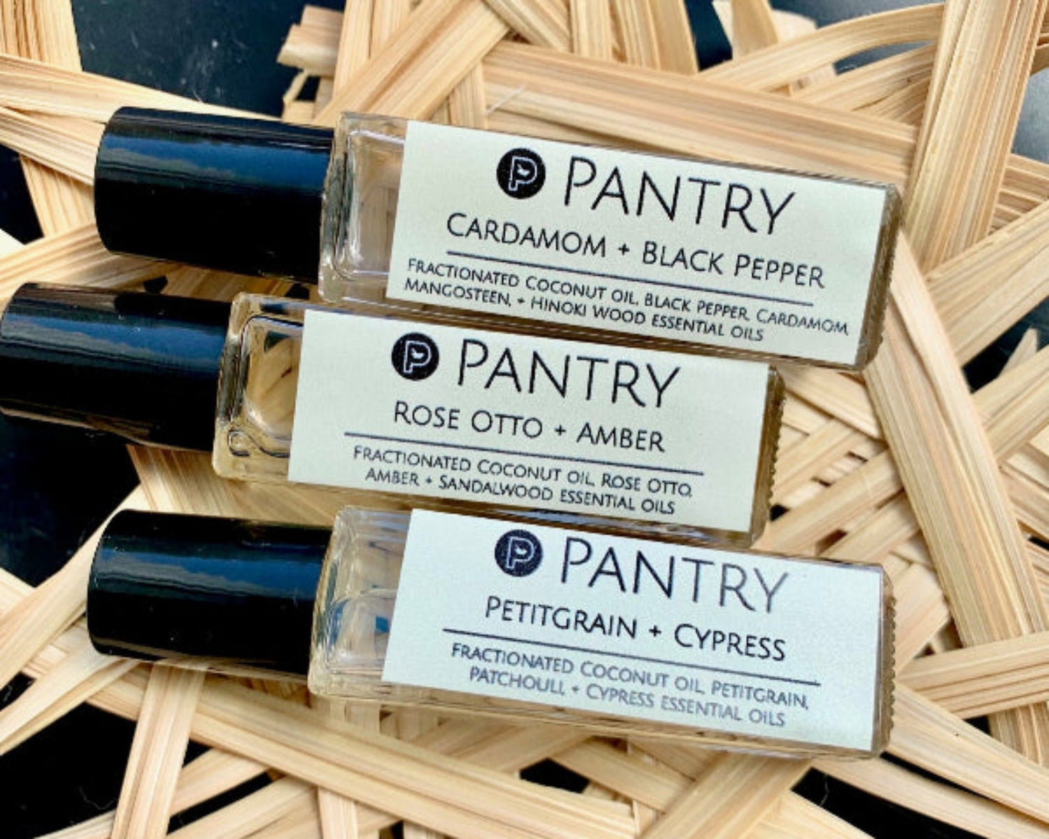 Essential Oil Perfume Trio — Clean personal scents