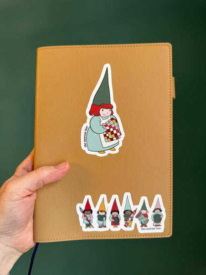 Quilty Gnome Sticker