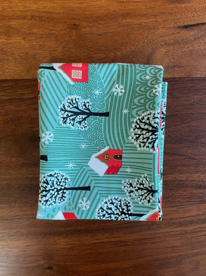 Cozy Christmas Organic Cotton Fat Quarter