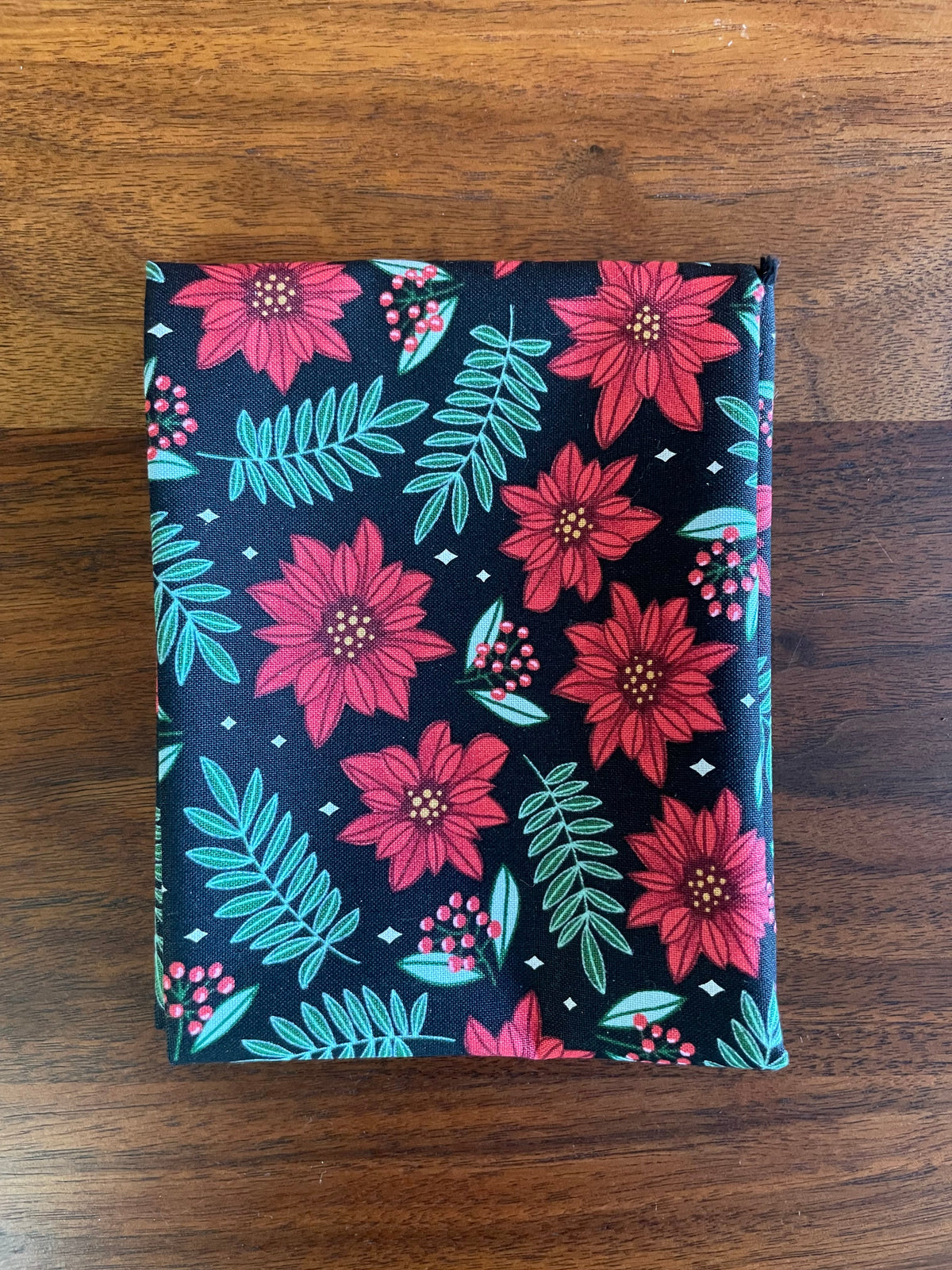 Poinsettia Parade Organic Cotton Fat Quarter