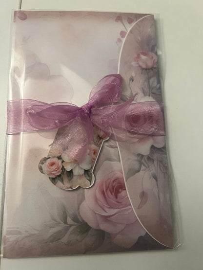 Bossy Scribes Junk Journal Folio – Romance | Goth | Purple | Black Lace (Finished Folio)