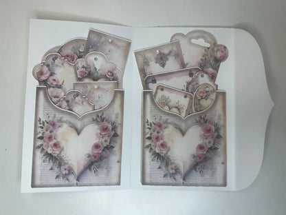 Bossy Scribes Junk Journal Folio – Romance | Goth | Purple | Black Lace (Finished Folio)