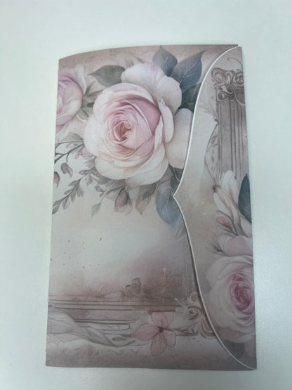 Bossy Scribes Junk Journal Folio – Romance | Goth | Purple | Black Lace (Finished Folio)