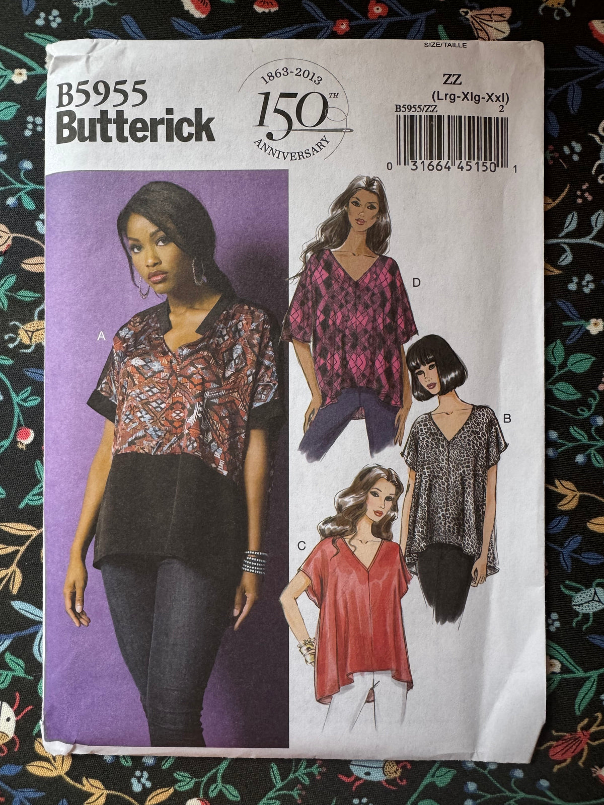 Butterick B5955 Lg/XL Sewing Pattern