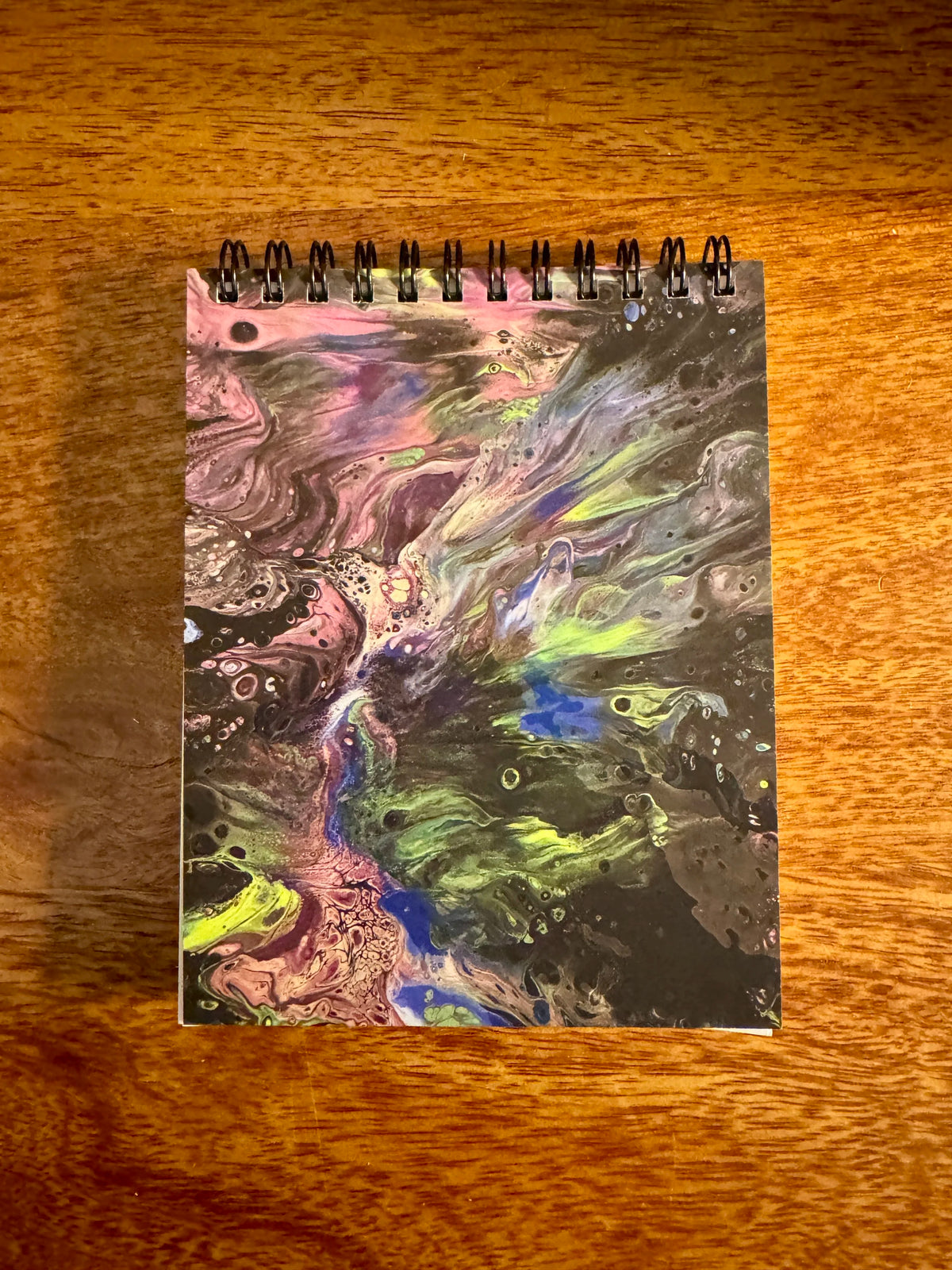 Purple, Blue, Green Notepad - 4.25"x5.5" - Soft touch cover