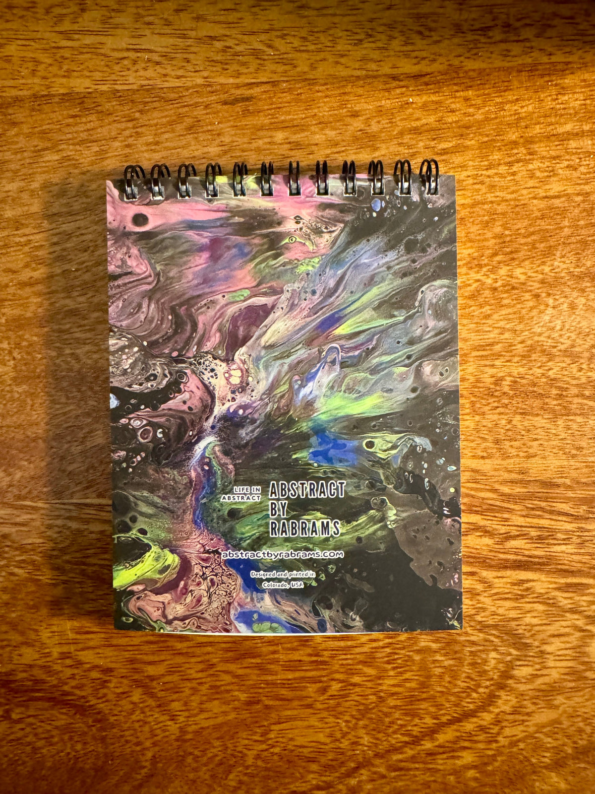 Purple, Blue, Green Notepad - 4.25"x5.5" - Soft touch cover