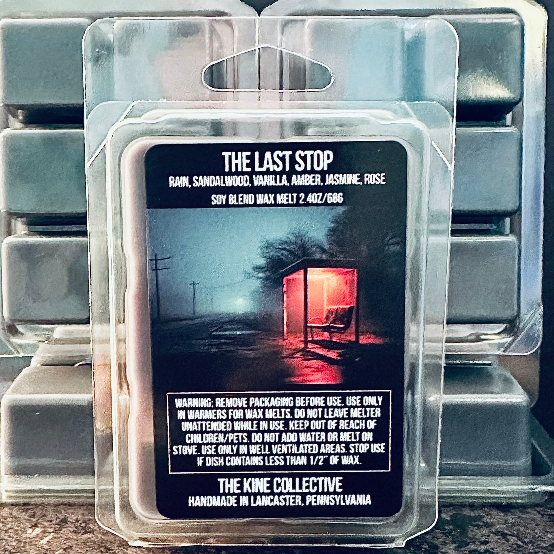 southern-gothic-made-to-order-spooky-wax-melts-moss-ozone-amber-the-kine-collective