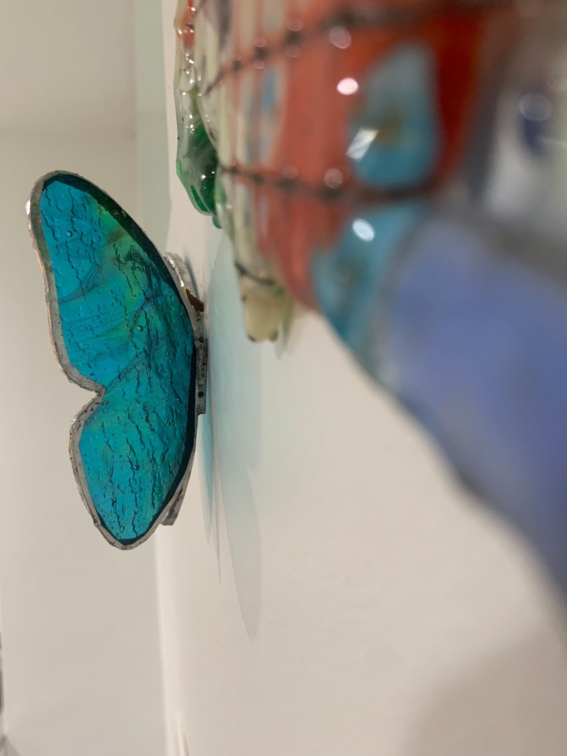 Stained glass butterfly Kanch 3D