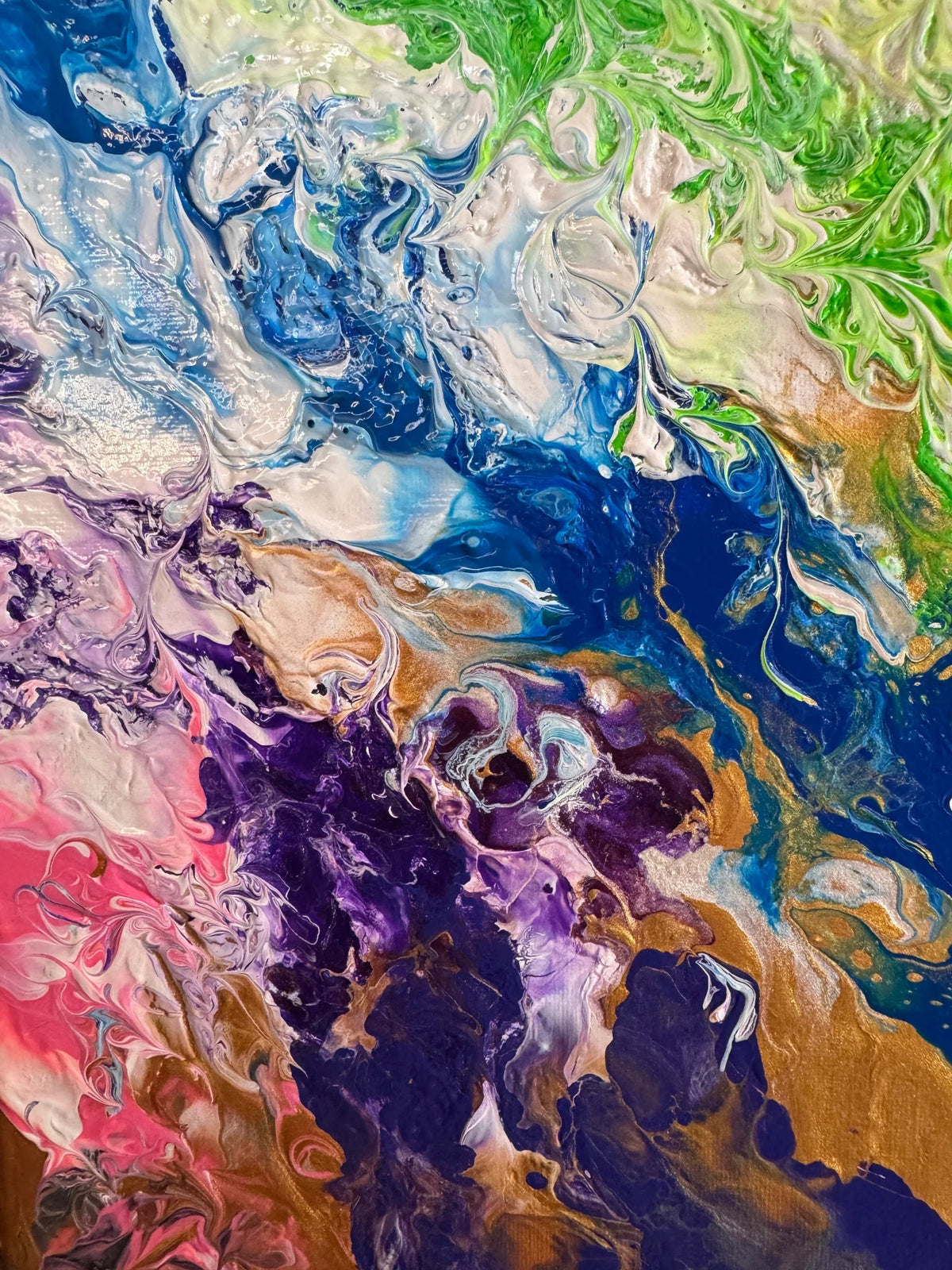 Abstract Rainbow Painting "Awesome Like You 