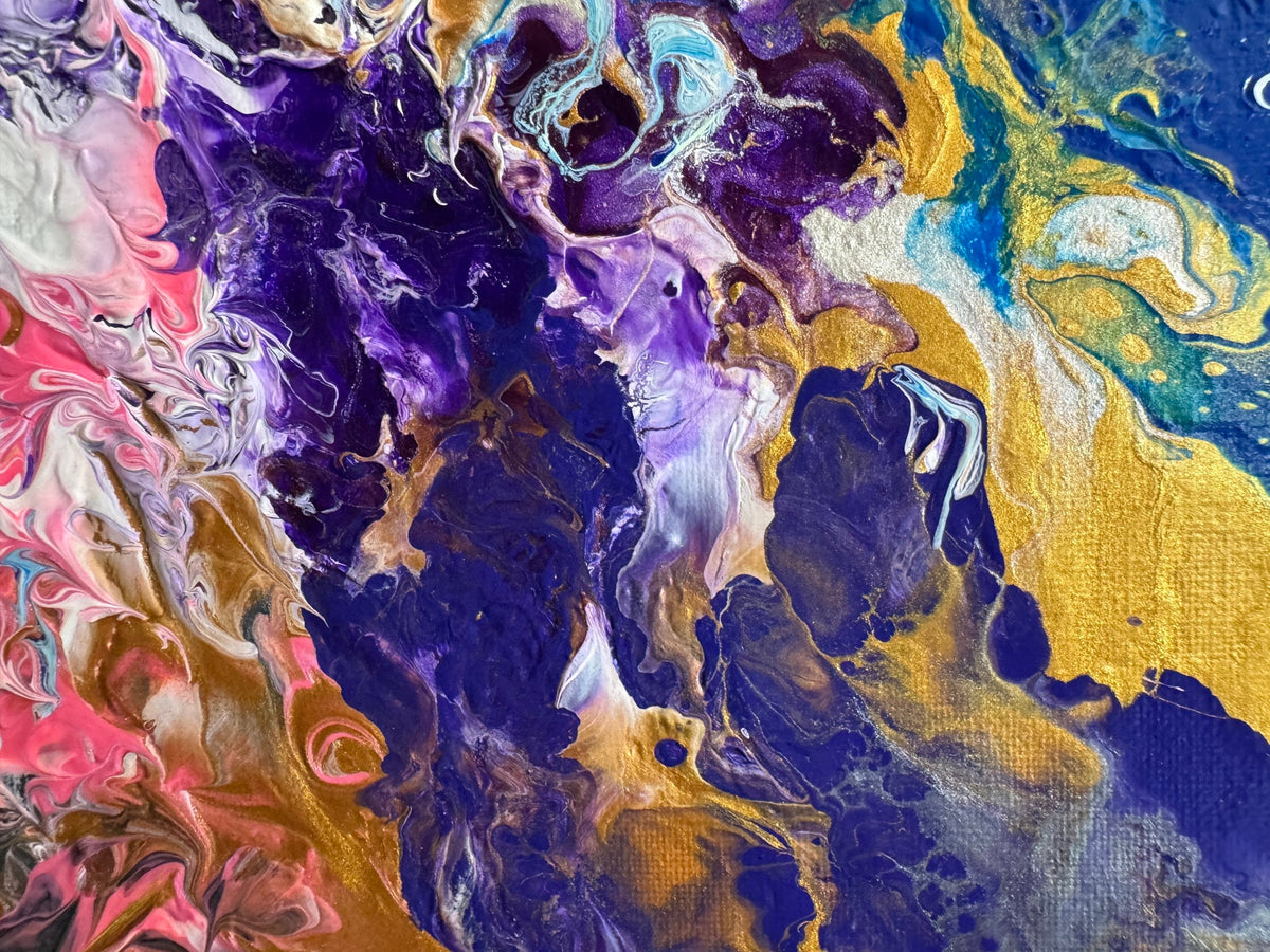 Abstract Rainbow Painting "Awesome Like You 