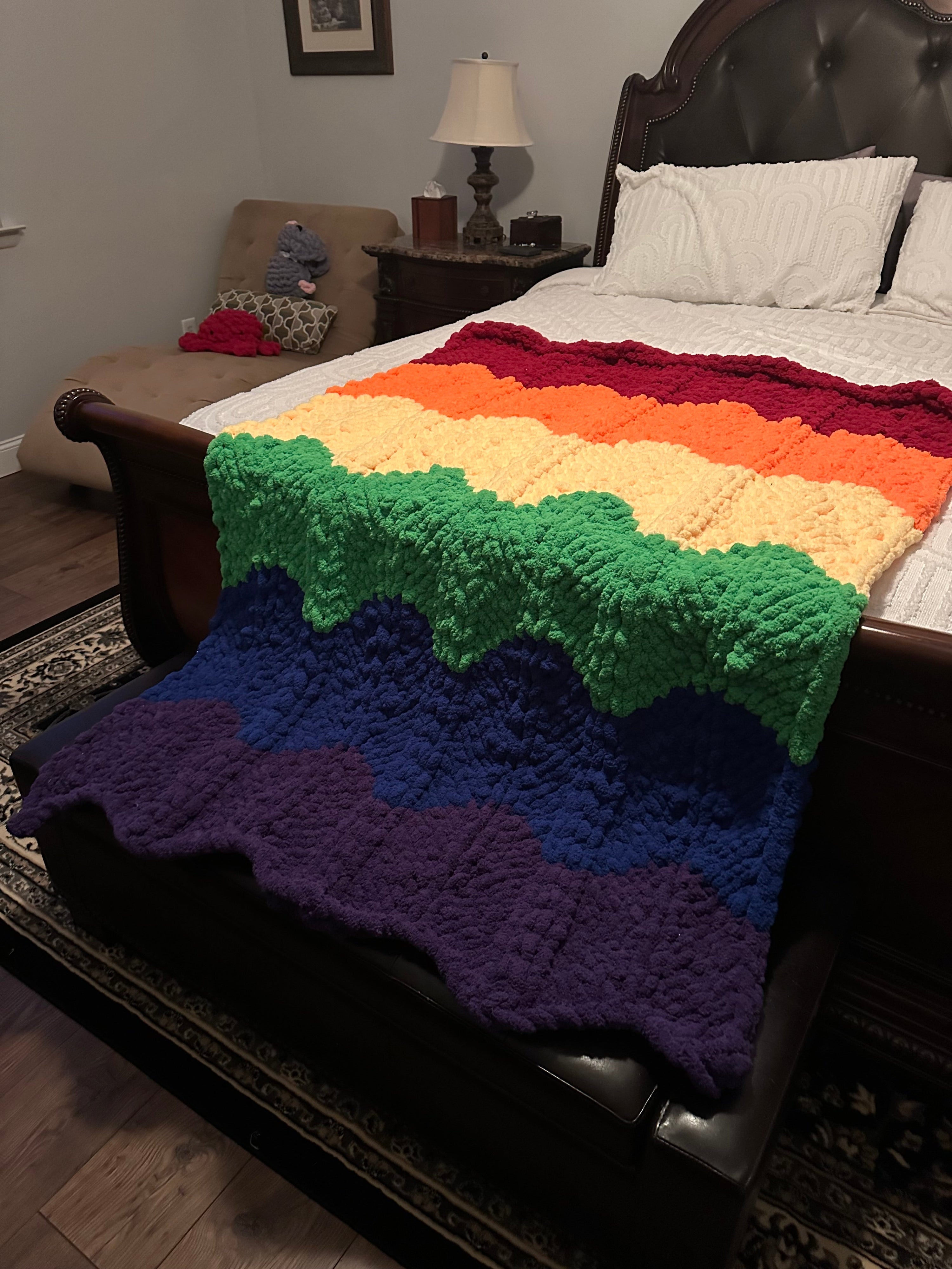 Pride Rainbow LGBTQ Gay Throw Blanket