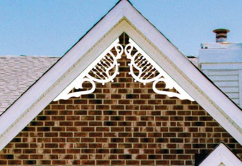 Art Nouveau Victorian Gable Trim