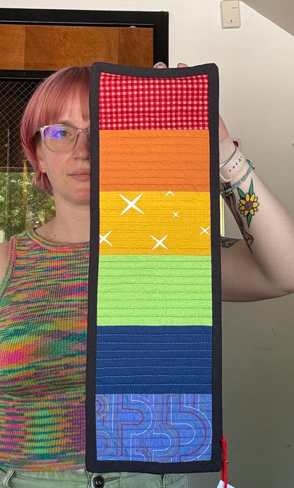 Rainbow Mini Quilt Wall Hanging 