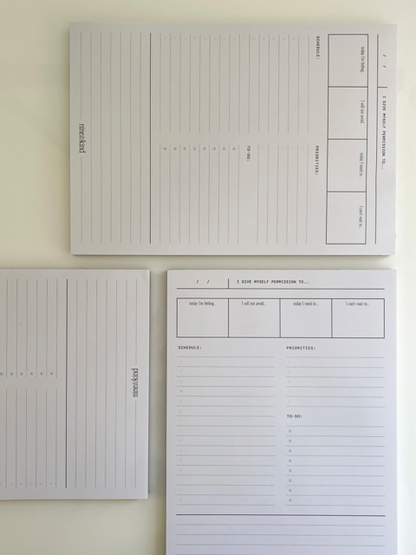 The Nine to Kind Daily Planning Notepad