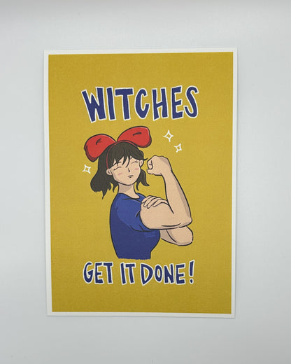 Witches Get It Done Art Print (5x7")