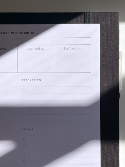 The Nine to Kind Daily Planning Notepad