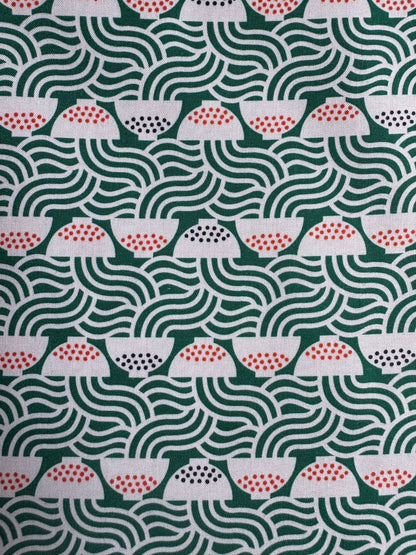 Fat Quarter Spaghetti Party Pasta Love Quilting Cotton