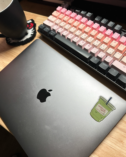 Emotional Support Leaf Juice Sticker (Matte)