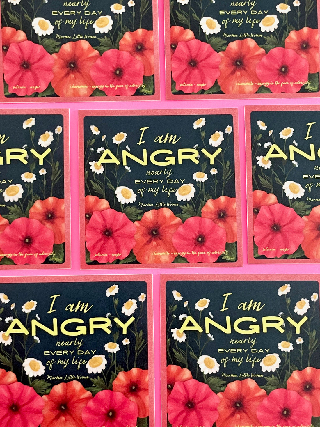 Angry Nearly Every Day - A Beautiful Resistance Sticker