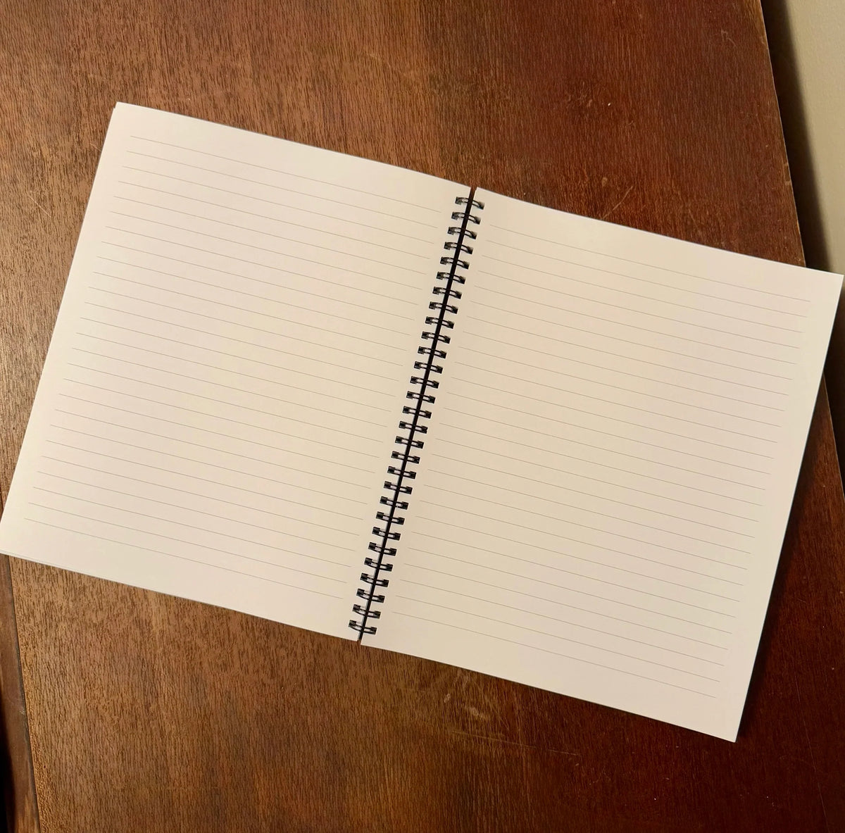 Blue, Pink, Purple Dots Soft Touch Cover Spiral Journal -  8"x10"