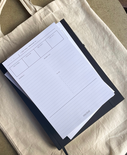 The Nine to Kind Daily Planning Notepad