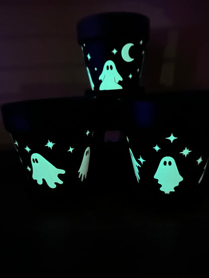 Ghost Planter (glow in the dark)