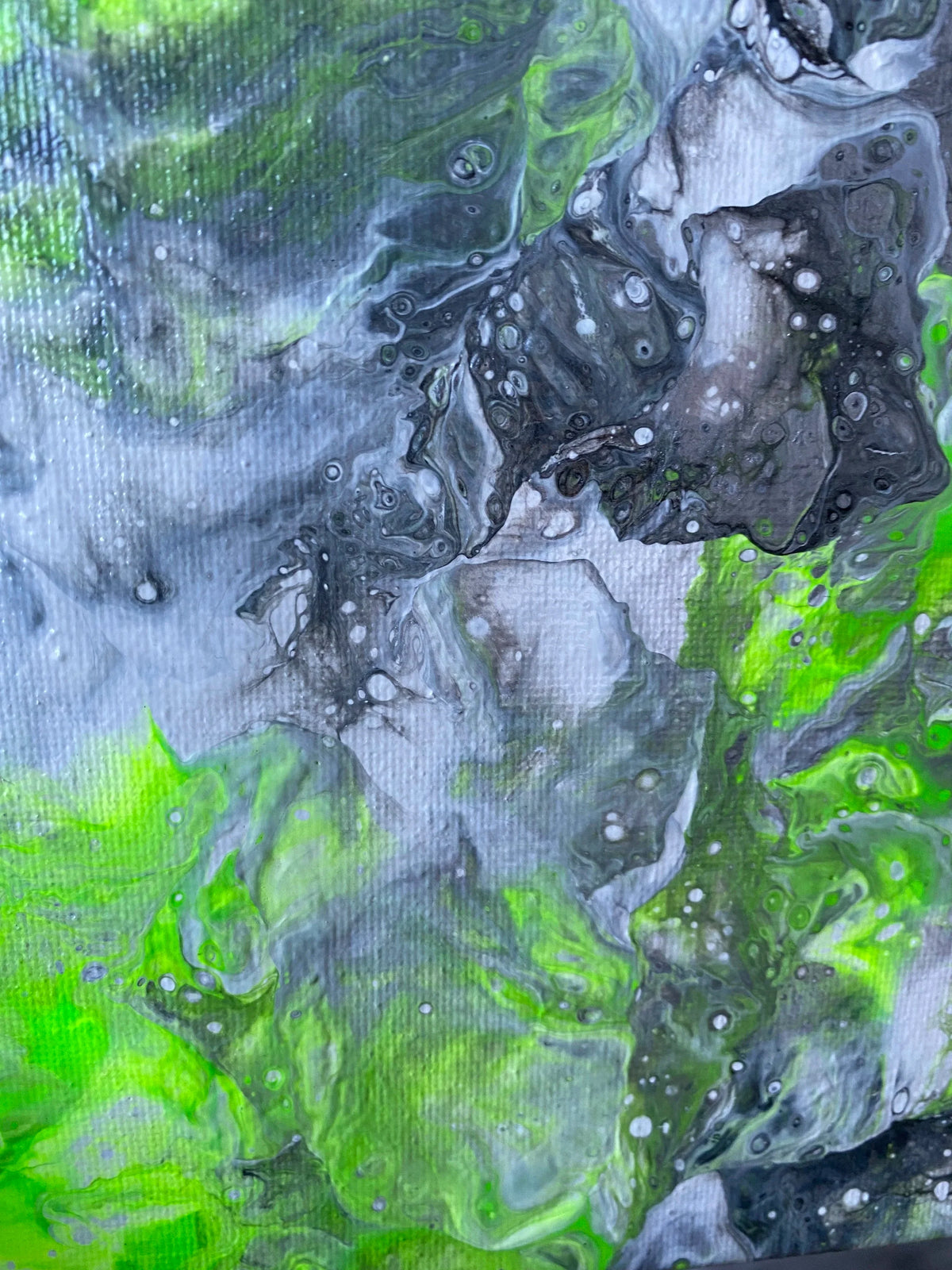 Agender/Aromantic Pride Pour Painting - "You are Loved 