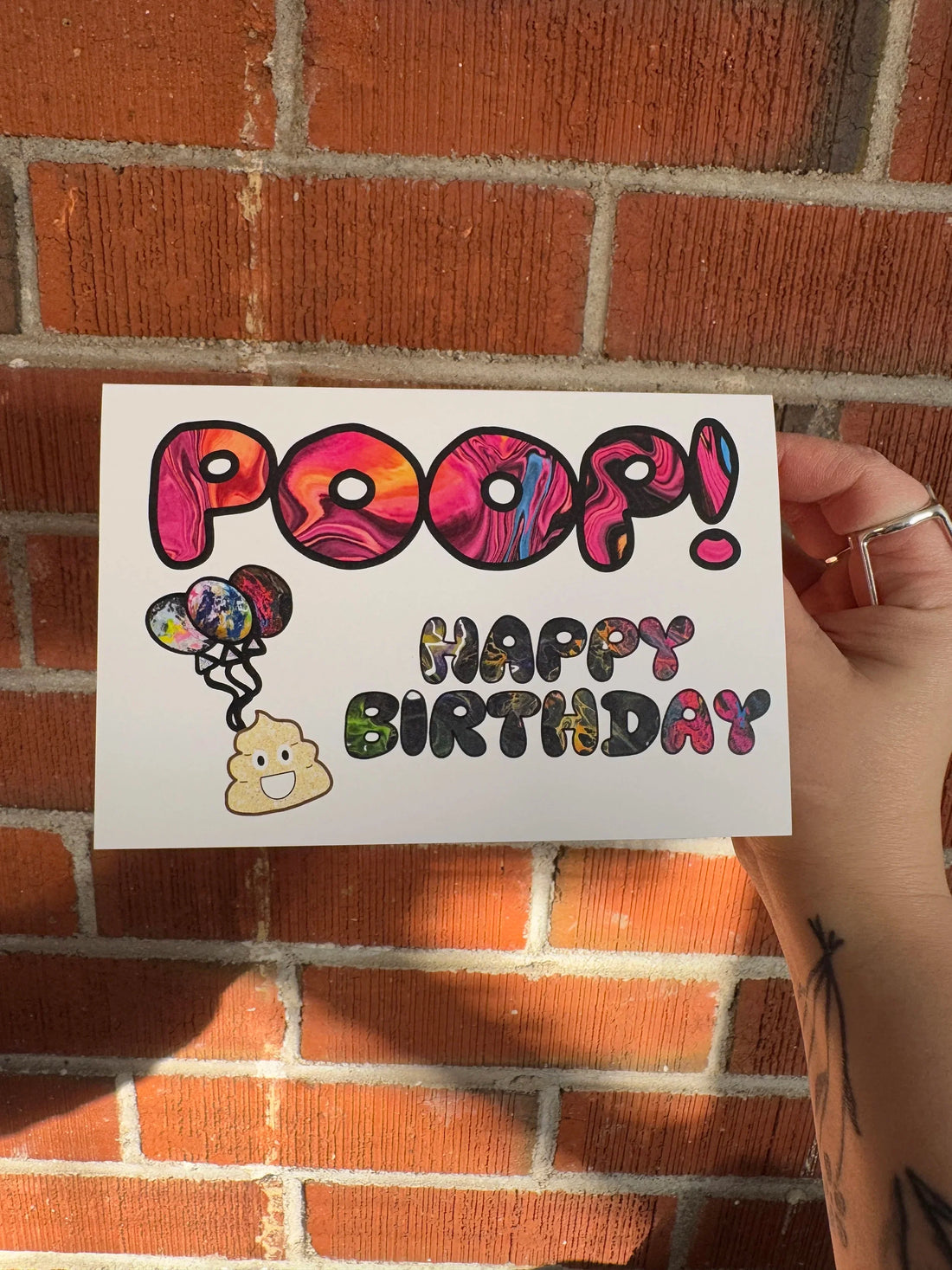 Poop! Happy Birthday - Birthday Card