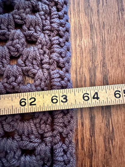 47x63 Handmade Med. Weight Crocheted Afghan | Old World Dutch Traditional Handiwork - Rainbow Folk Stripes | Free Shipping!