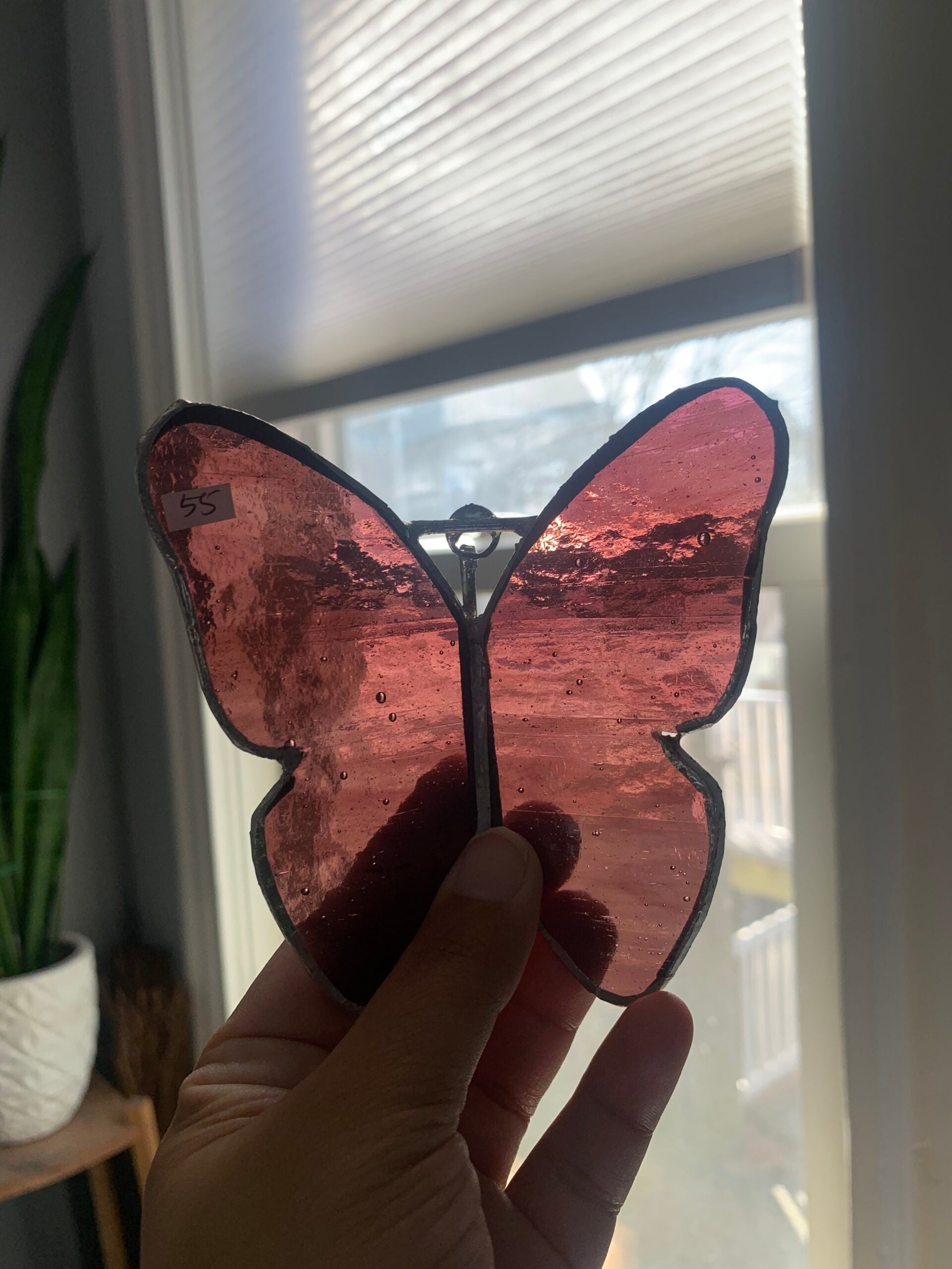 Stained glass butterfly Kanch 3D