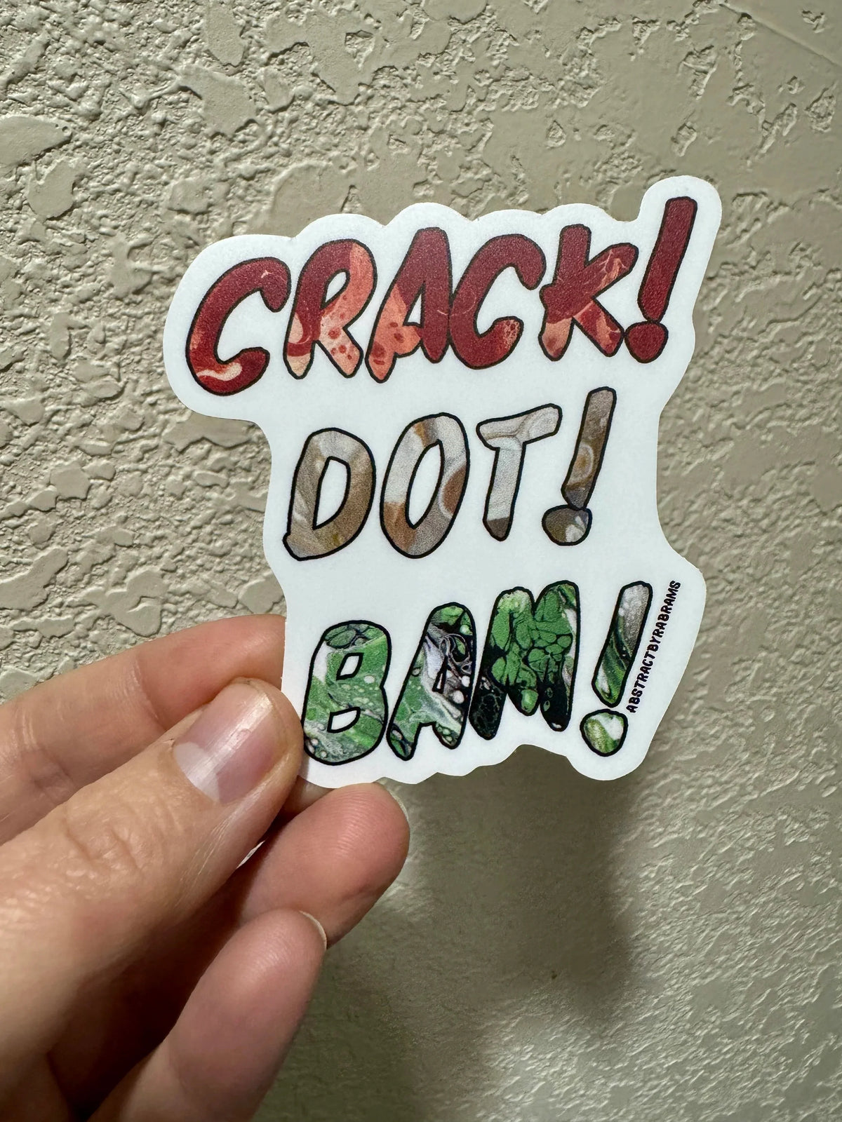 Crack! Dot! Bam! Mahjong Vinyl Sticker