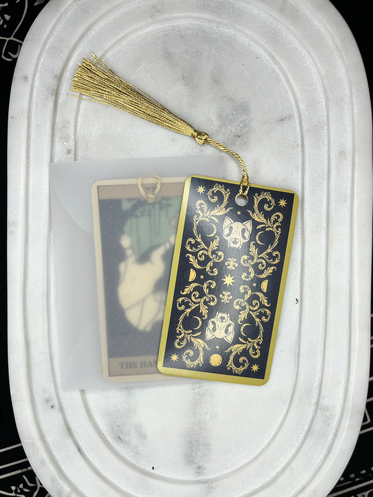 Mystery Cat Tarot Card Bookmark