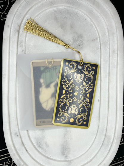 Mystery Cat Tarot Card Bookmark