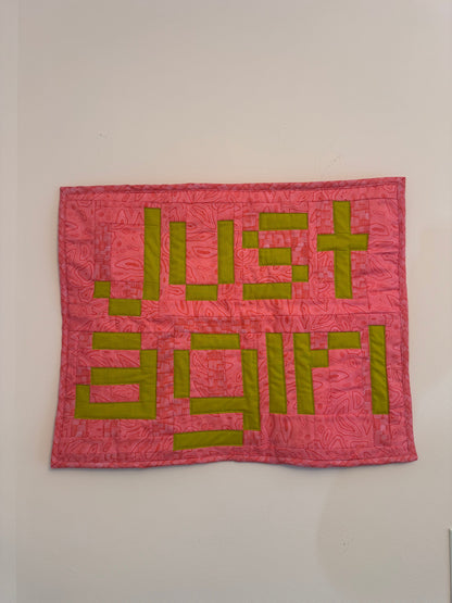 Custom Word Quilt