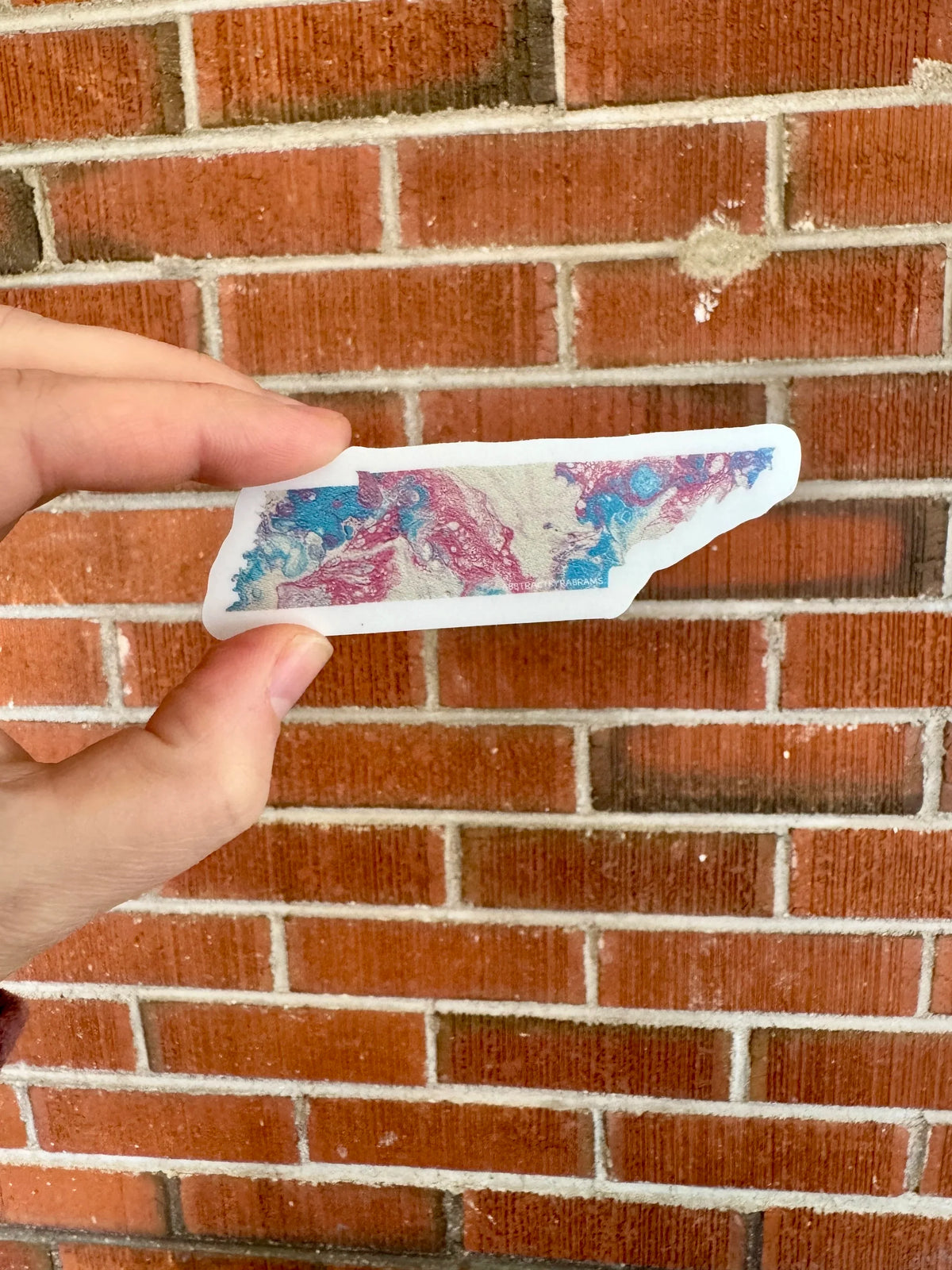Tennessee State Sticker - Trans Pride - Rainbow - LGBTQ